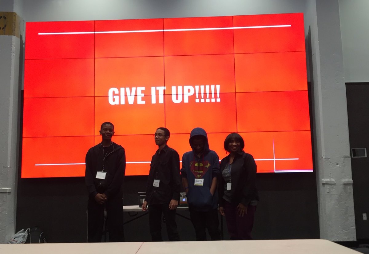 goodienation's tweet photo. Amongst the high schoolers 3rd place goes to Amongst Peers. #bhmyouthhack #hacktheviolence https://t.co/tkvdRSF3wJ