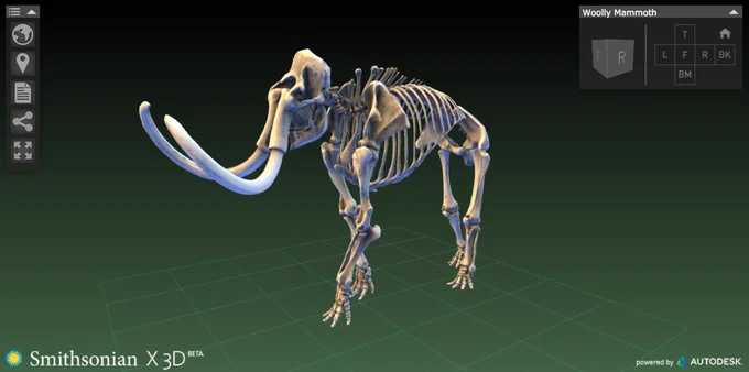 スミソニアン博物館が公開してるマンモスの骨の3Dデータを、関節が可動するようプラモデル化しました。なんとDMM.makeさんの協力でそれを3Dプリントしてもらえ、そんな話をラジオライフ4月号に描いてます。 