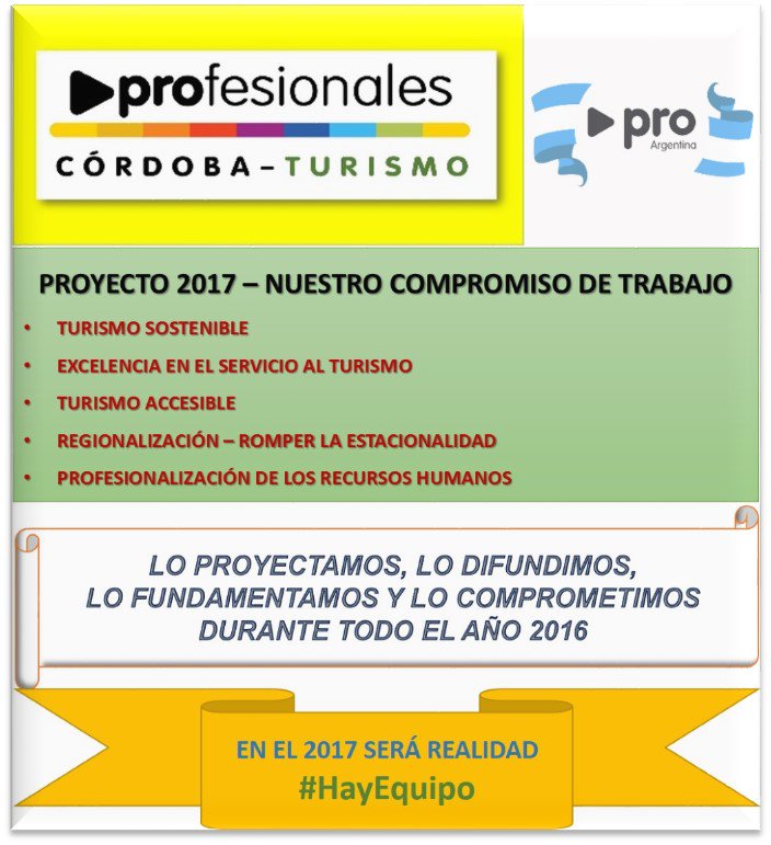 DeCasad's tweet photo. @CasaRosada #Proyecto2017 Com. TURISMO @proprocba #HayEquipo @javierpretto @HectorBaldassi @SoherElSukaria @EstebanAviles @marcecuevasvcp https://t.co/5QBcoJIjG2