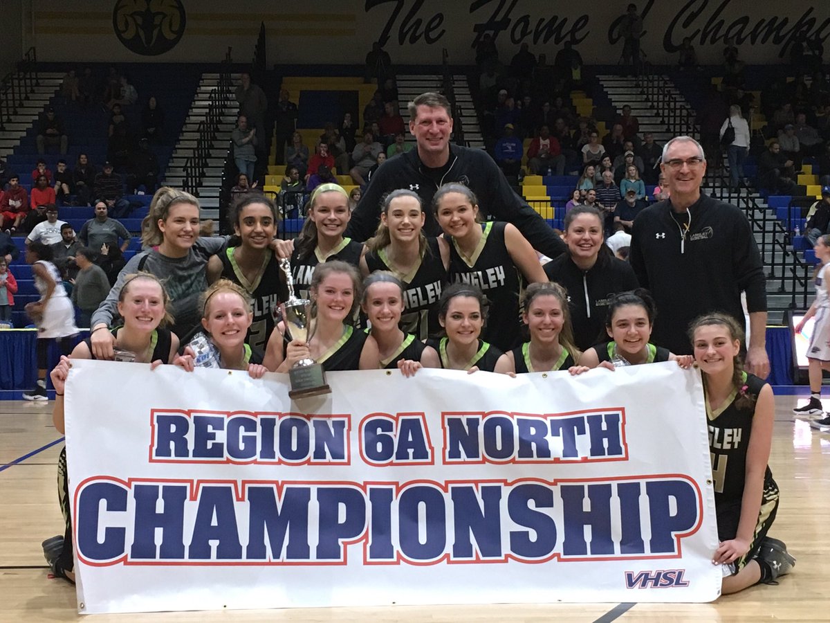 langleysports's tweet photo. So proud of these girls. First girls bball region championship in school history. #SaxonPr1de https://t.co/QA9QLmBYoR