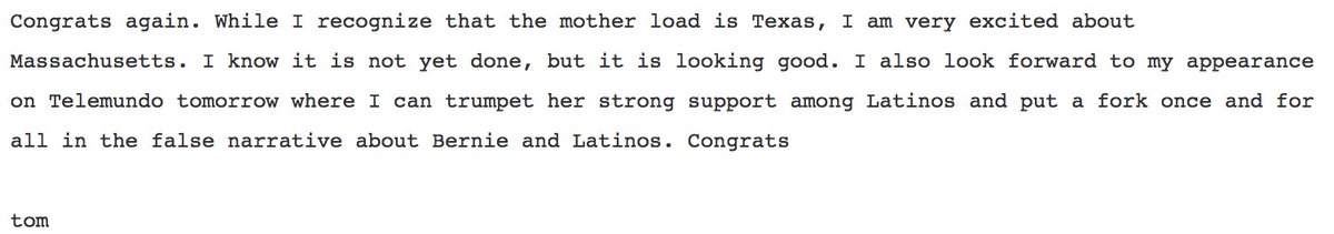Tom Perez wanted to put a fork Sanders' Latino support -- for Hillary Clinton