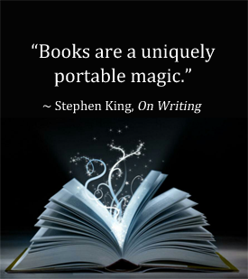 shelleyshanna's tweet photo. #Books are a uniquely portable magic

#ThinkBIGSundayWithMarsha #reading https://t.co/ZupQM8vIXr