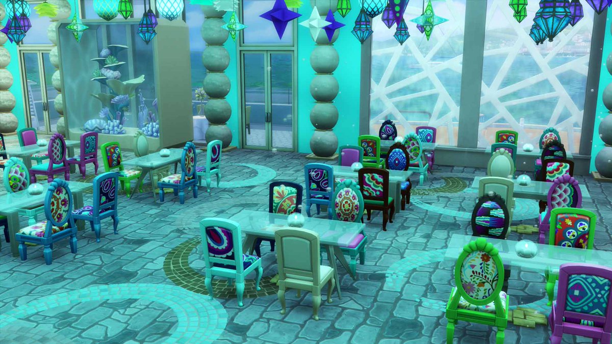 simarchy's tweet image. Sneak peek at my new restaurant, Under the Sea Dining!! Video Tour comes out Monday :) &amp;lt;3 @SimGuruKimmi