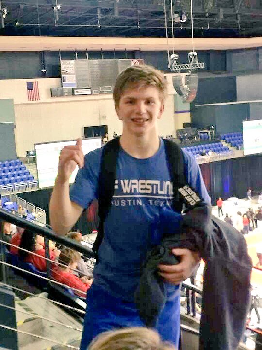 Who just won 1st place at 126lbs at the <a href="/uiltexas/">Texas UIL</a> State Wrestling Meet? This guy! Congrats <a href="/jack_skudz/">Jack Skudlarczyk</a> aka Jack Skudlarczyk on his 3rd title