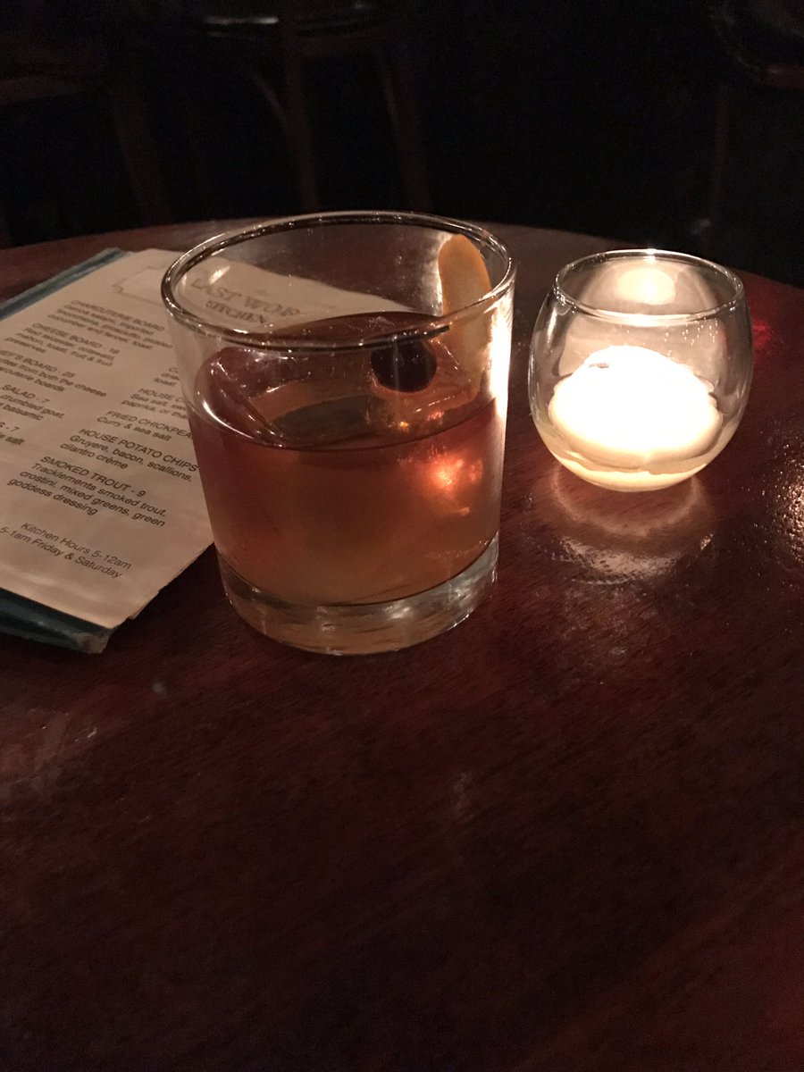 Pound for pound, I'll put <a href="/TheLastWordBar/">The Last Word</a> Old Fashioneds up against any. #AnnArbor #downtown #cocktails #whiskey