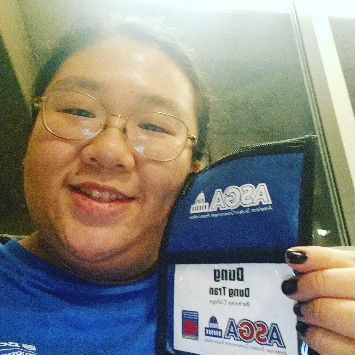 DungTran2015's tweet photo. I had a blast at my first ASGA Conference today, I've learned a lot and I don't regret joining it #asgany17 https://t.co/LNP7XFZ9Yl