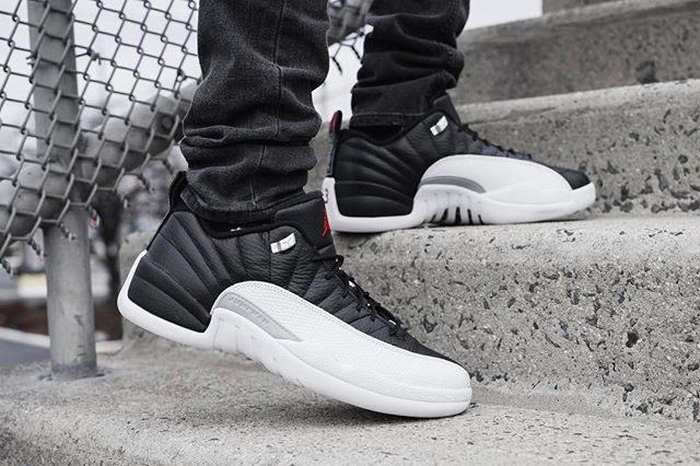 jordan 12 low on feet