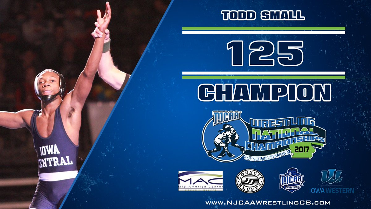 NJCAAWrestling's tweet photo. Here is you 2017 Champion of the 125 Class! https://t.co/aqSvkAxRQI