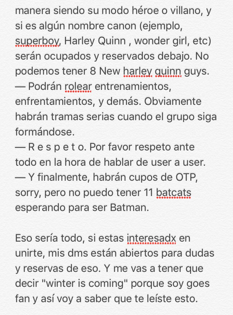 venusbears's tweet image. ➢ ＳＥ ＢＵＳＣＡ : Integrantes para un grupo en freerol basado en hijxs de OTP de DC. 

— #ᴅᴄʟᴇɢᴀᴄʏ 

➼ Si te interesa unirte, lee lo siguiente.