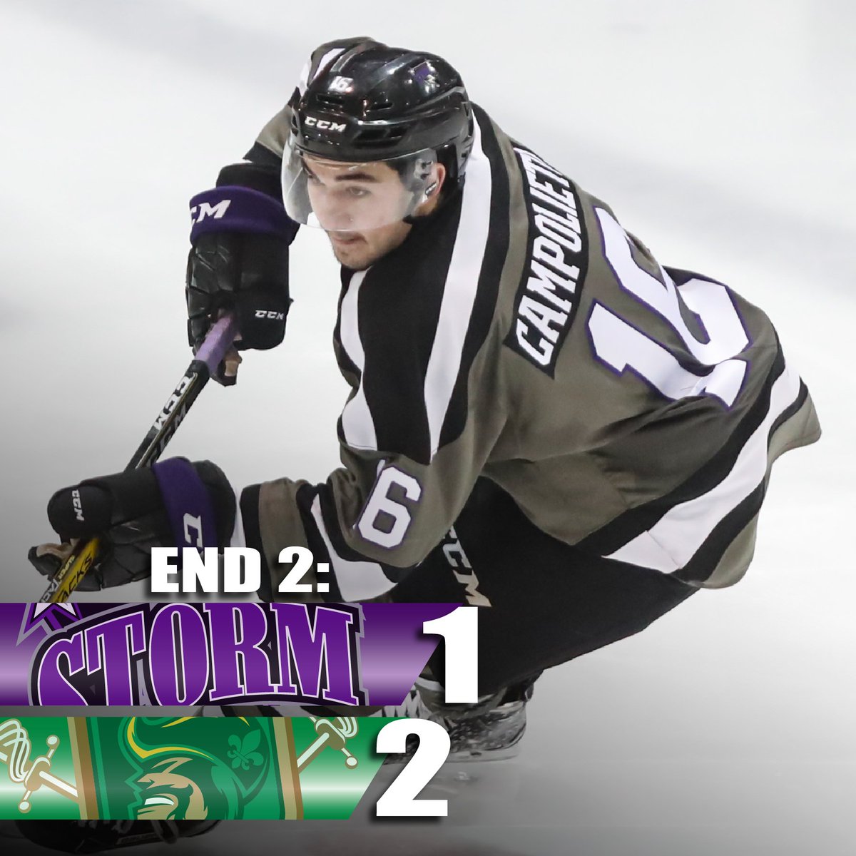 TriCityStorm's tweet photo. At the end of the 2nd period Storm 1, Sioux City 2 #TCvsSC https://t.co/WxJW7fmWLu