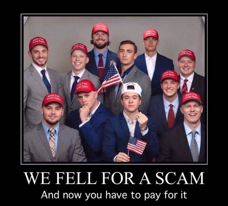 DemocratDignity's tweet image. Thank you, assholes.