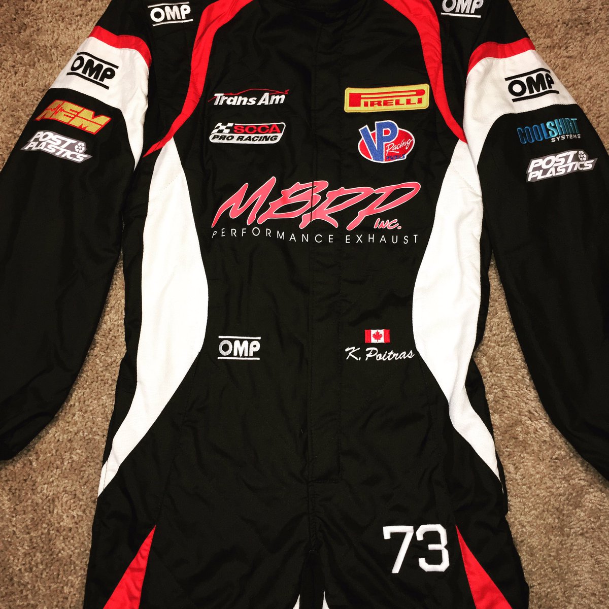 Fancy new MBRP racing suit