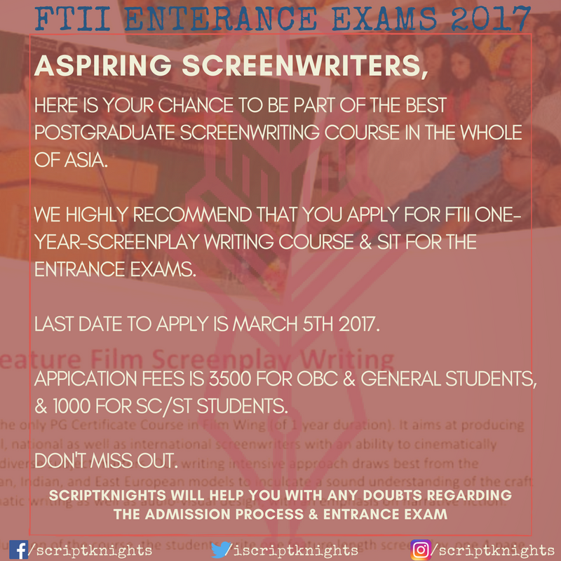 iscriptknights's tweet image. Drop Everything &amp;amp; Apply for FTII Screenwriting One-year PG Course! PleaseRT
#ftii #screenwriting #learnscreenwriting scriptknights.in/blog/index.php…
