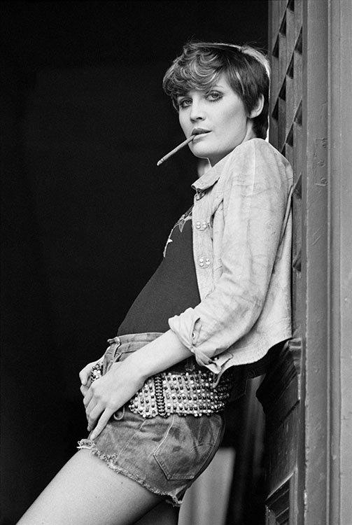 Happy Birthday Sandie Shaw, here she is smoking a cheroot, circa 1972. 