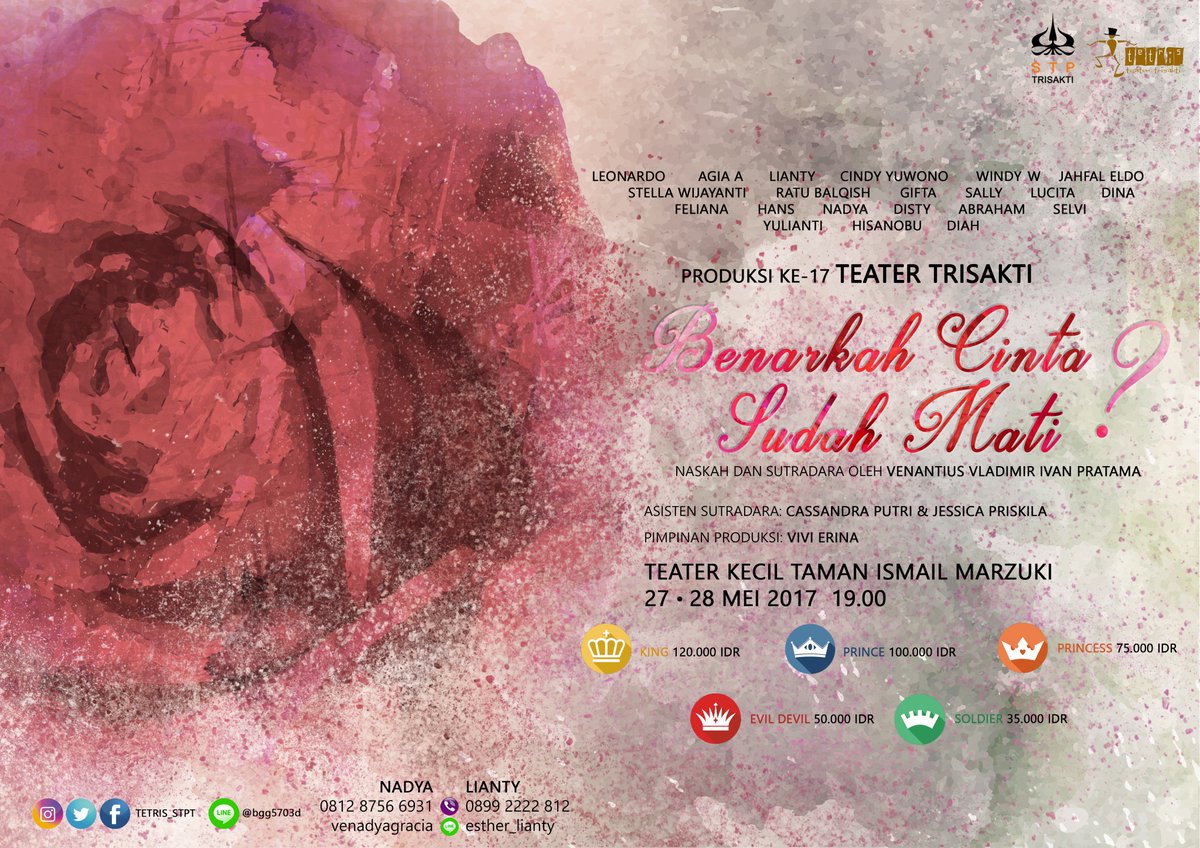 Saksikanlah pementasan kami yang ke - 17 ! 😃