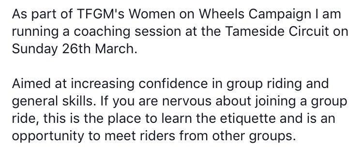 WomensCyclingMcr ππ΄πΏββοΈπ΄π½ββοΈπ΄π»ββοΈ (@womencyclingmcr) on Twitter photo Fancy a group riding skills training session 26th March <a href="/TamesideCircuit/">Tameside Circuit</a> with Danielle Riley? eventbrite.co.uk/e/womens-cycleβ¦ #thisgirlcan #cycling Fancy a group riding skills training session 26th March <a href="/TamesideCircuit/">Tameside Circuit</a> with Danielle Riley? eventbrite.co.uk/e/womens-cycleβ¦ #thisgirlcan #cycling