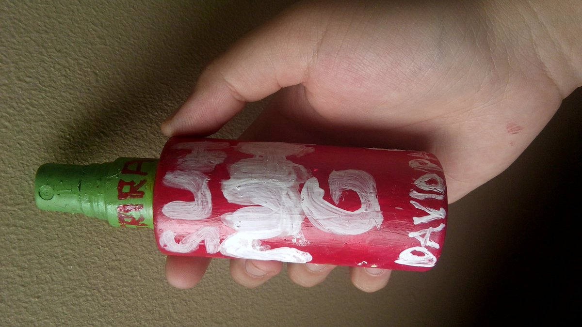 Unknown062702's tweet photo. @DavidParody huge fan Sriracha DavidParody version 😊😊😊😊 
Credits for the artwork: @0927_renee huge fan also 🙌🙌🙌 https://t.co/Tc68ICneFK