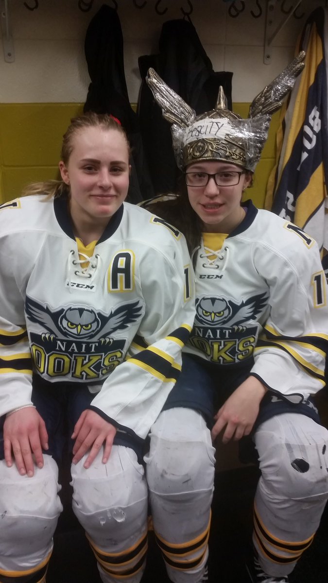 OOKSWHKY's tweet photo. Tough way to end it, thanks for everyones support this season. Oh, and beauty hat goes to @KendraHanson_ #ookpride #relationships https://t.co/stPMtA6YRX