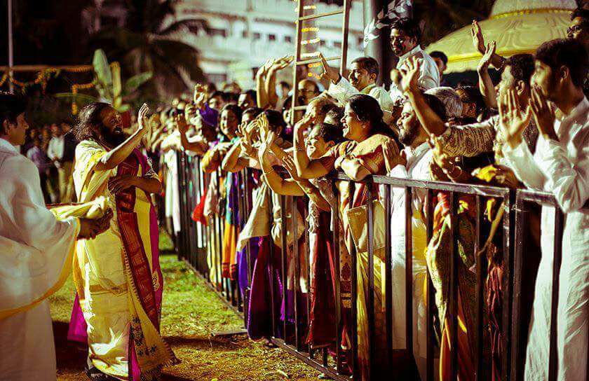 ArtofLiving's tweet image. Moments from #Mahashivratri Celebrations with Gurudev @SriSri in @BangaloreAshram.