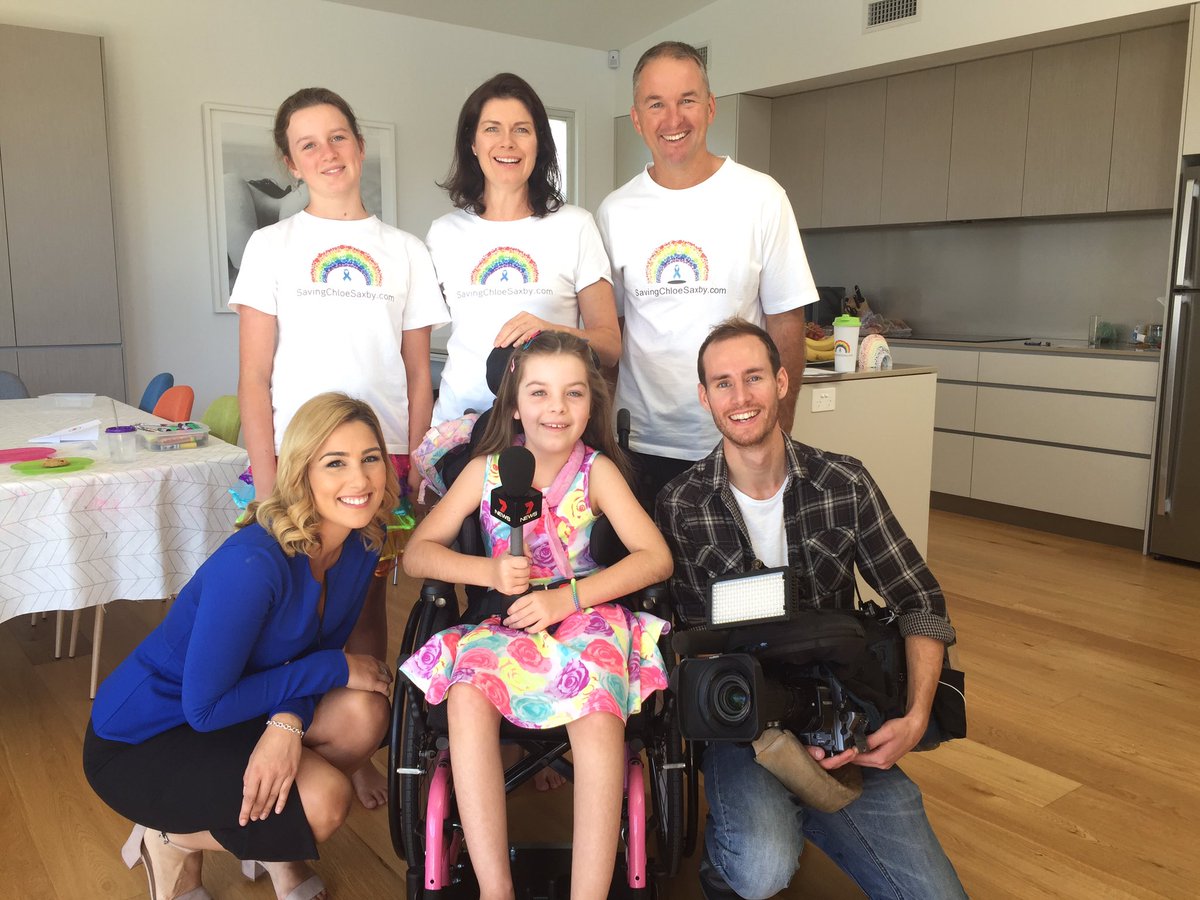 N_Soper9's tweet photo. FAMILY FIGHTS: The race against time to @SaveChloeSaxby and get more funding for research into rare diseases @7NewsSydney 6pm https://t.co/i0XHOZI3Ij