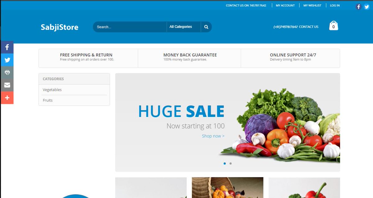 SabjiStore's tweet photo. @SabjiStore Dehradun online grocery store.
#DigitalIndia #TransformingIndia #DigitalDoon https://t.co/GS8xc9oHra