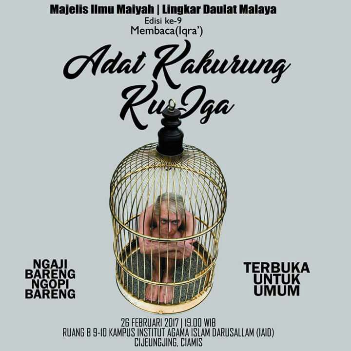 Ld Malaya On Twitter Malam Ini Pukul 19 00 Wib Tema Adat Kakurung Ku Iga Lokasi Ruang B 9 10 Kampus Iaid Cijeungjing Kab Ciamis Malayafeb Https T Co Hlvp5pm84x Ld Malaya On Twitter Malam Ini Pukul 19 00 Wib Tema Adat Kakurung Ku Iga Lokasi Ruang B 9 10 Kampus Iaid Cijeungjing Kab Ciamis Malayafeb Https T Co Hlvp5pm84x