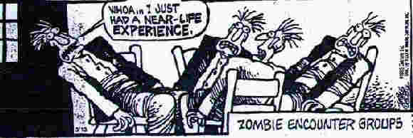 connecto's tweet photo. A #zombie with a #nearlife experience. Just my kind of humour! Sorry :-)
Found the #comic here: https://t.co/hdFSXm9lrb https://t.co/n7uDOkC1WT