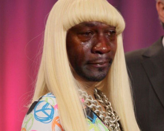 BlancoRacks's tweet photo. @NICKIMINAJ ruff night!!!  I see u lookin a mess after Remy bodied you and Kmart dumped you the same day, oh darling nicki can u recover https://t.co/9a0FOiSG8Z