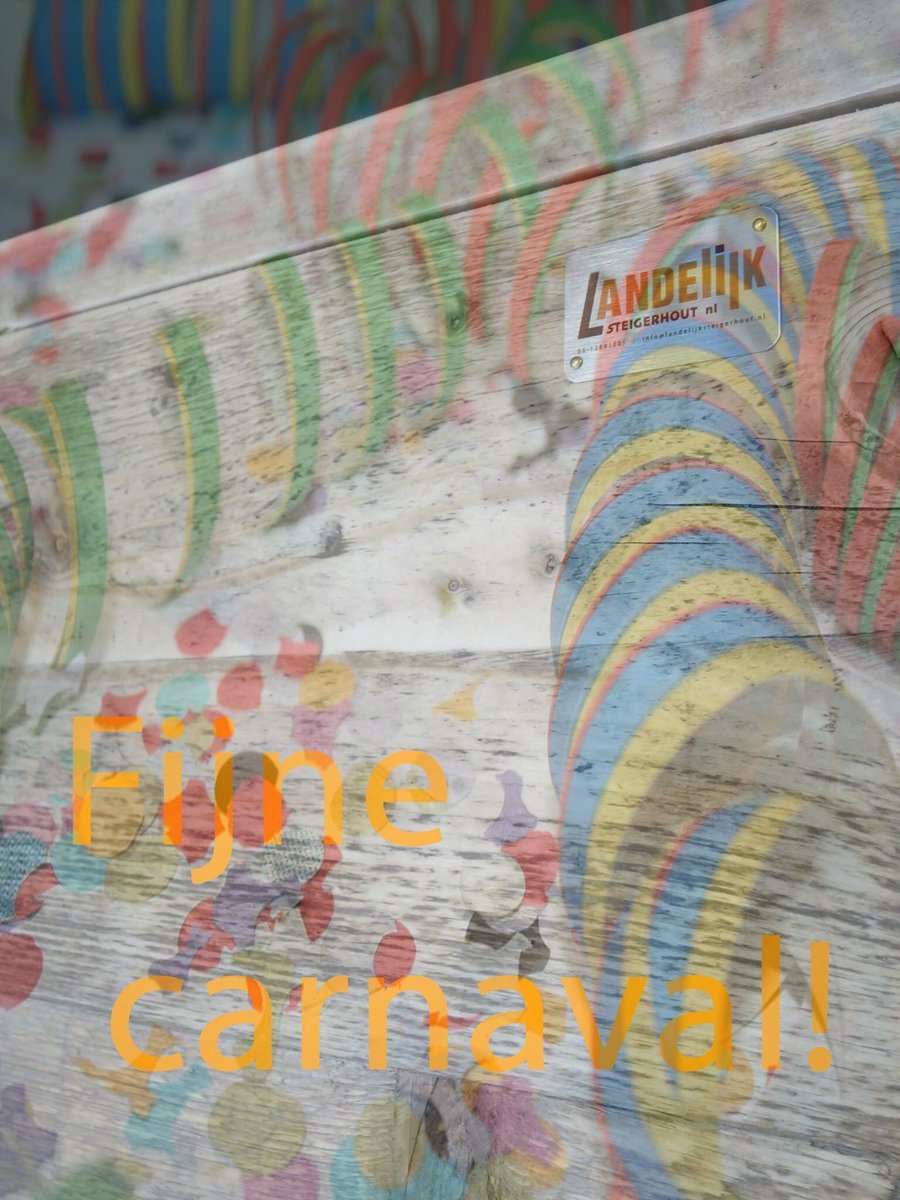 We wensen iedereen in het zuiden van het land een heel fijne #carnaval! Met veel plezier en zonder houten hoofd ;-D #oeteldonk #mispelgat