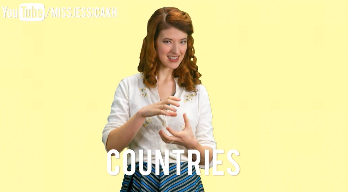 JessicaOOTC's tweet photo. Today's #signlanguagetutorial: learn countries in #BSL! https://t.co/GvUiStyo2I https://t.co/qzEsmEGq5y
