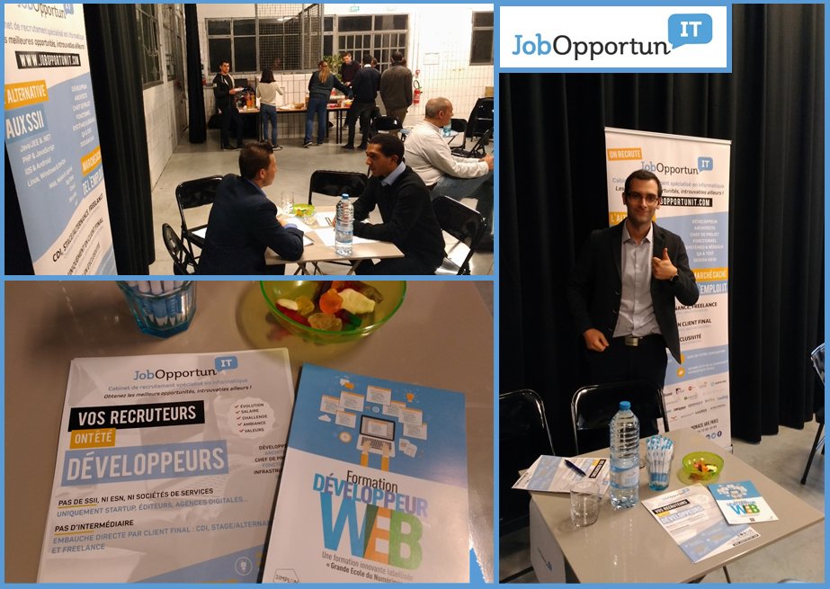 JobOpportunIT_'s tweet photo. Retour en images sur le forum @SimplonNice ! Des échanges et des candidatures à présenter la semaine prochaine à nos clients :) #emploi https://t.co/Ljt6o8rRgV