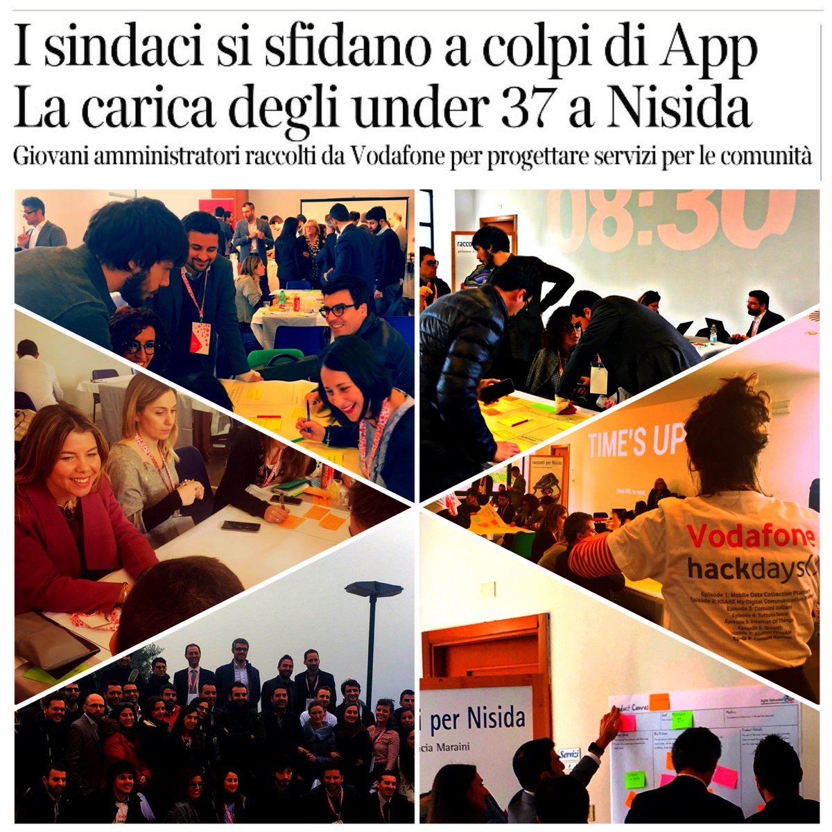 Oggi su <a href="/corrmezzogiorno/">CorriereMezzogiorno</a> si parla di #Innovazione di #padigitale e degli #hackdayAnci di #Napoli by <a href="/vodafoneit/">Vodafone it</a> <a href="/Anci_Giovani/">Anci Giovani</a> #BuonaDomenica