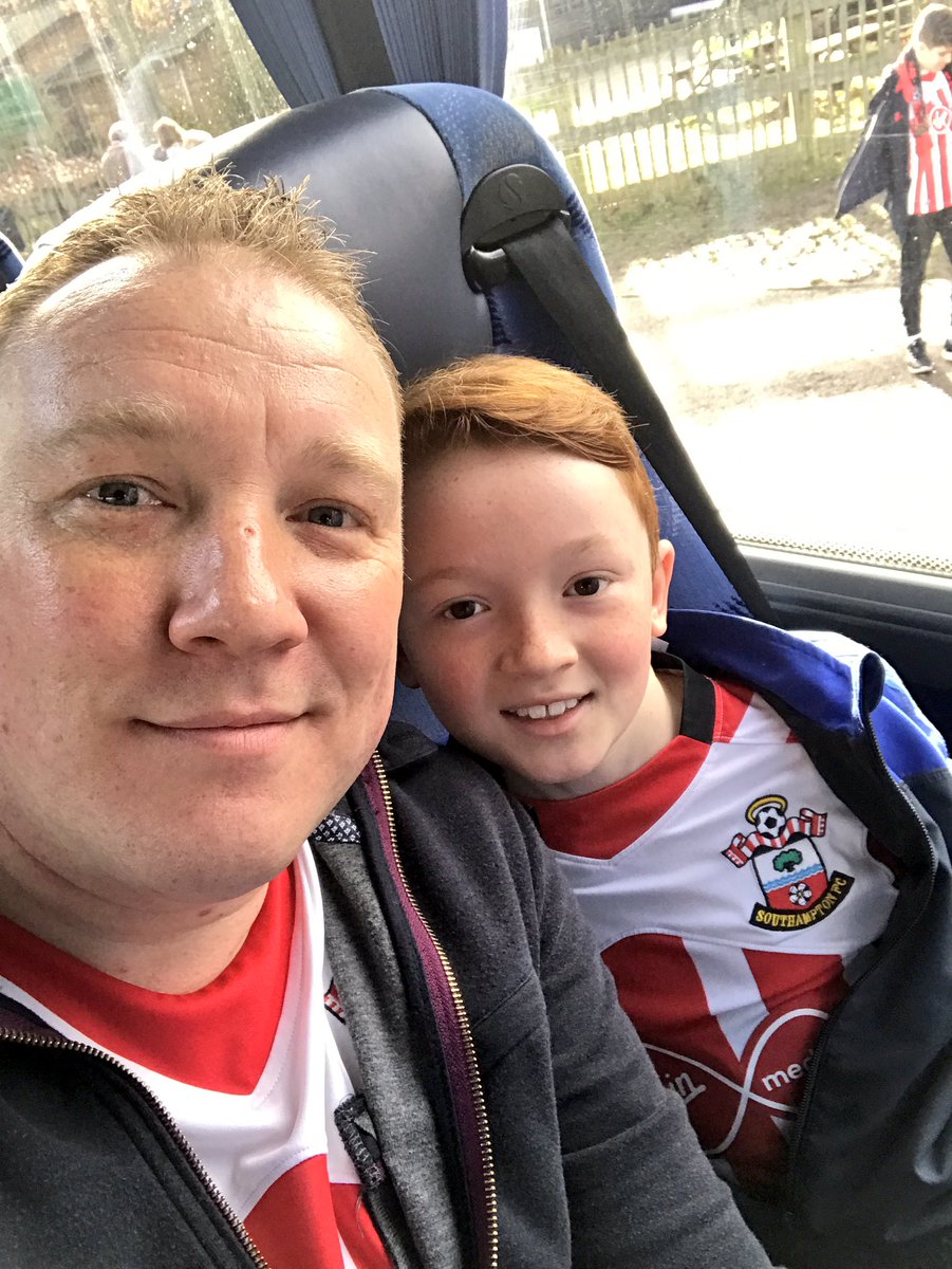 The journey starts here <a href="/SouthamptonFC/">Southampton FC</a> #roadtowembley #wemarchon