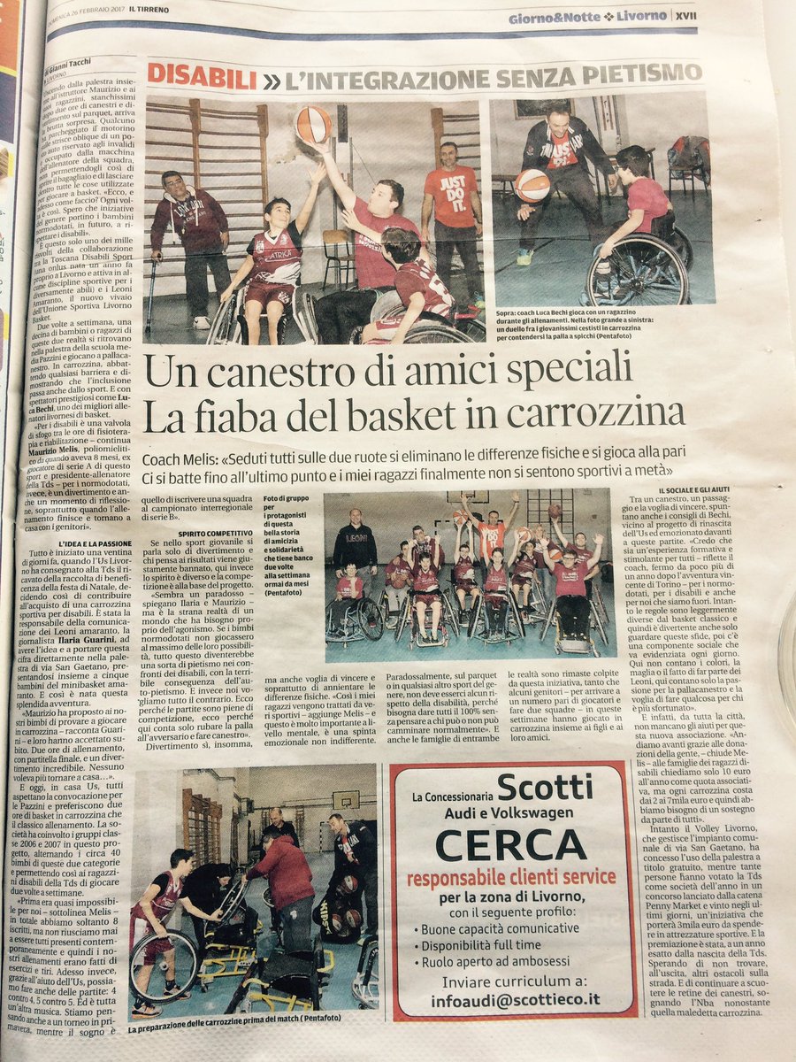 FORZA LEONI 🦁 
#basket #livorno #basketincarrozzina #Disability #solidarieta #sport #cosebelle <a href="/IlariaGuarini/">Ilaria Guarini</a>
