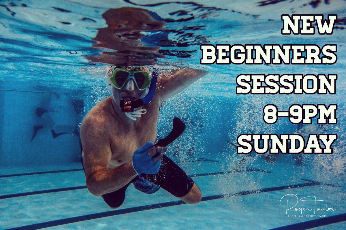 We've only gone and got another beginners training session tonight!! I know right?! #uwh #underwaterhockey #stalbans #herts #comeandplay
