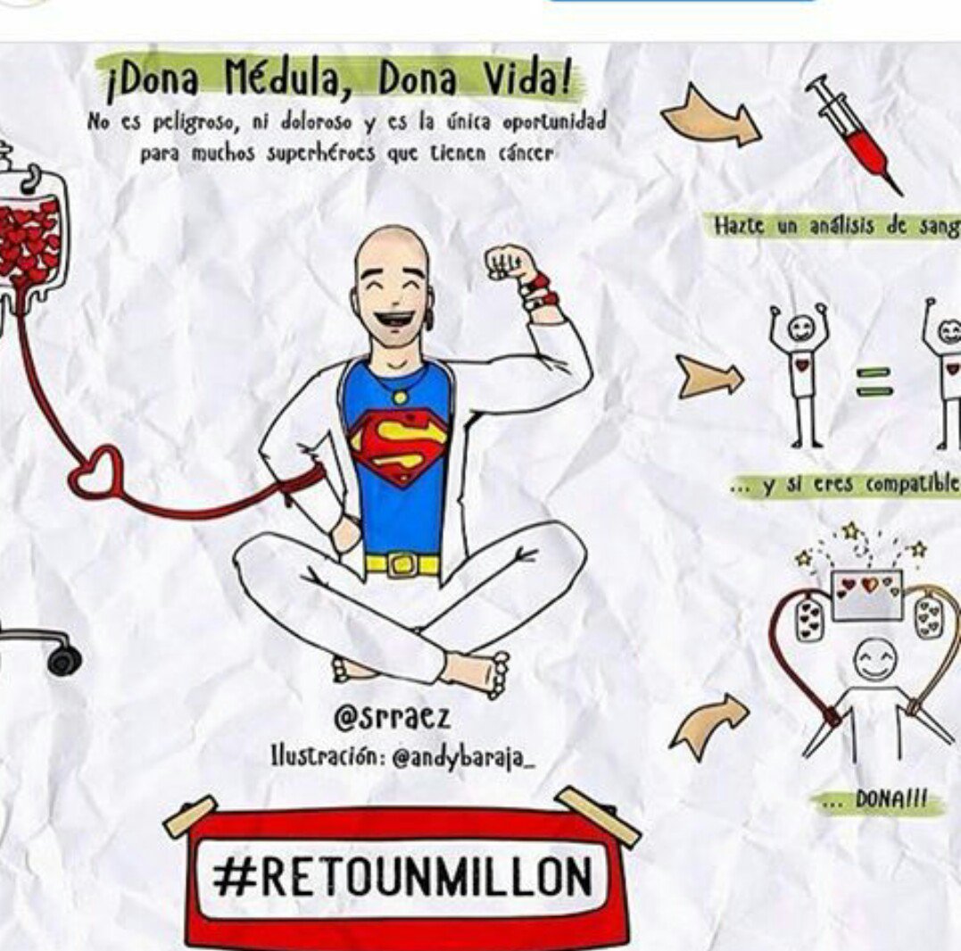TrigueroManuela's tweet photo. La muerte no es triste, lo triste es que la gente no sepa vivir. Lucha siempre 
 #PabloRaez #DonaMedulaDonaVida ilustración @andybaraja_ https://t.co/ZUm2JFTojc