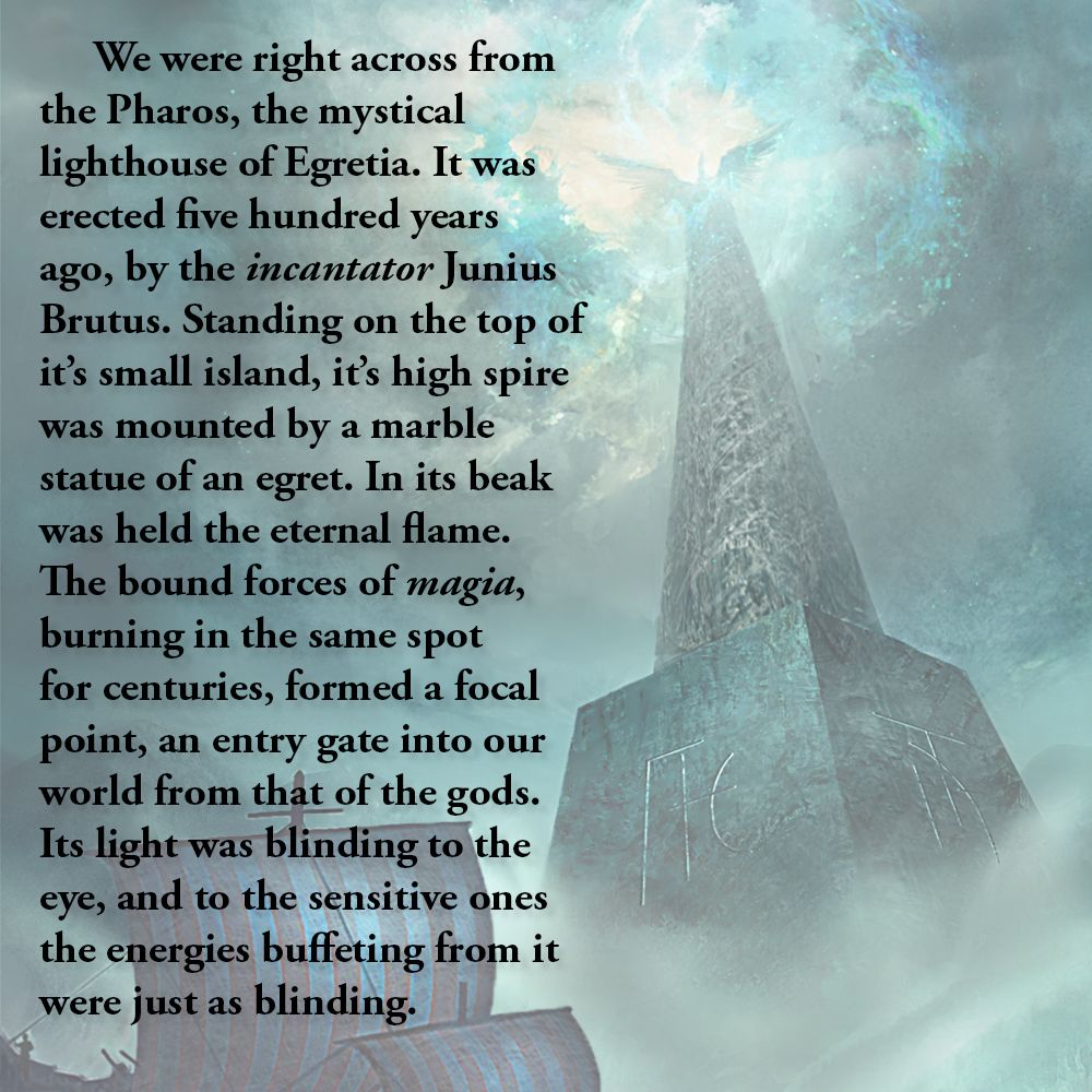 assaphmehr's tweet photo. #SettingSunday

The Pharos of Egretia is based on the Alexandrian one, but with some important fantasy elements :)

https://t.co/Hs2fyvC2CZ https://t.co/ZOgKGf0nnB