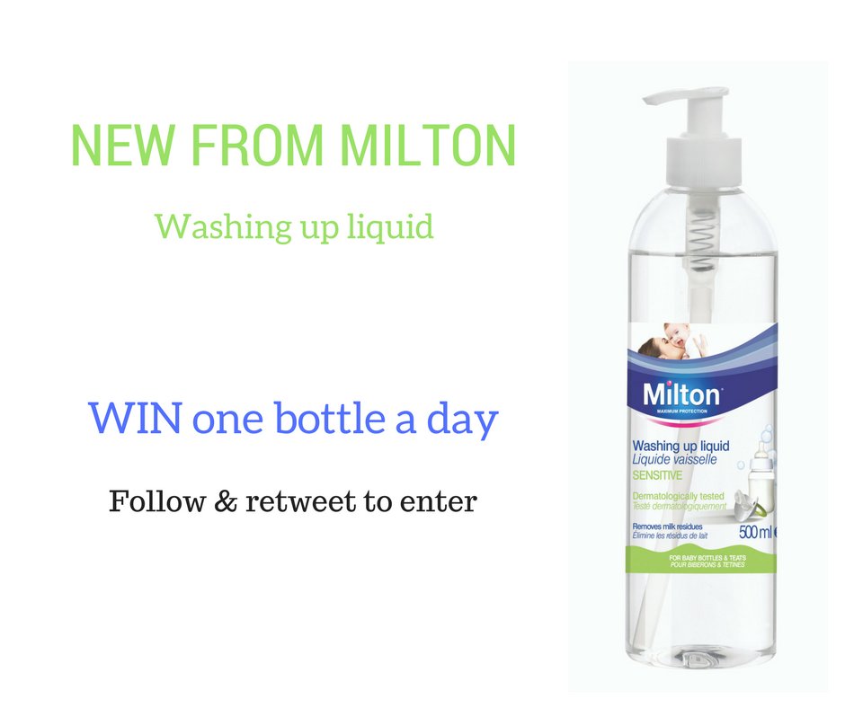 Milton_baby's tweet photo. #Giveaway - #win one bottle of our NEW Washing up liquid every day until Sun 5 March - follow &amp; RT to enter T&amp;Cs: https://t.co/cbUxnaO83S https://t.co/FG2FZFEdiu