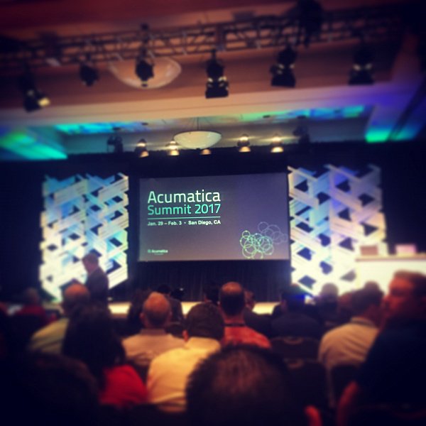 Sharp_DX's tweet photo. #AcumaticaSummit2017 à San Diego : @ApsiaLive y était ! Toutes les dernières annonces du #PurePlayer #CloudERP https://t.co/PvrfOjxPgF https://t.co/u2hMIGGeF3