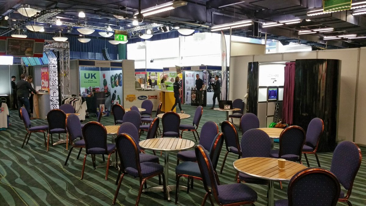 NW_PhotoBooth's tweet photo. Another of the great variety of functions we attend - a fish &amp; chip convention! We're at the Macron Stadium #Bolton for #innovations2017 https://t.co/lh1O8Ivj1q