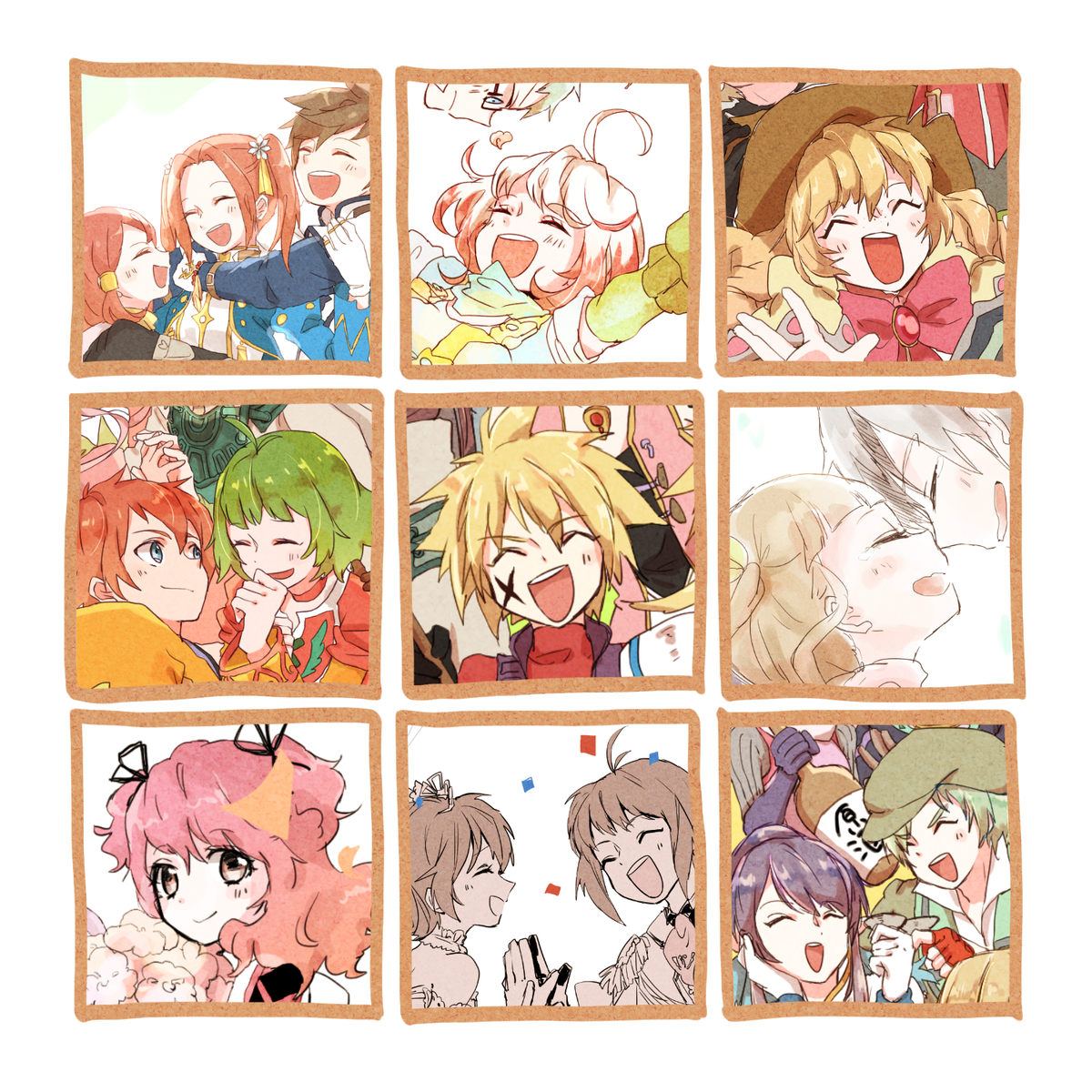 #笑顔の絵でその人の性格がわかるらしい
にこにこしながら描いてる 