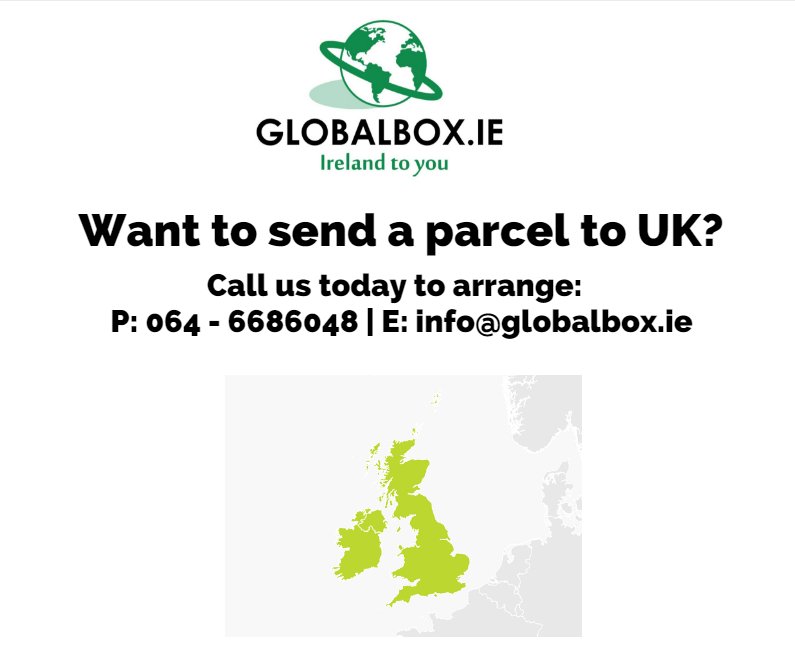 GlobalBoxIRE's tweet image. looking to send parcel to uk? Online Tracking, Fast Delivery &amp;amp; Insured Package, 
 #courier #uk #deliveryservice globalbox.ie