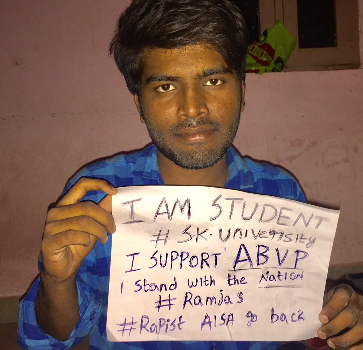 gjha88's tweet photo. Students across Bharat are saying #ISupportABVP. Aren't you?? https://t.co/XuBqxoP10c