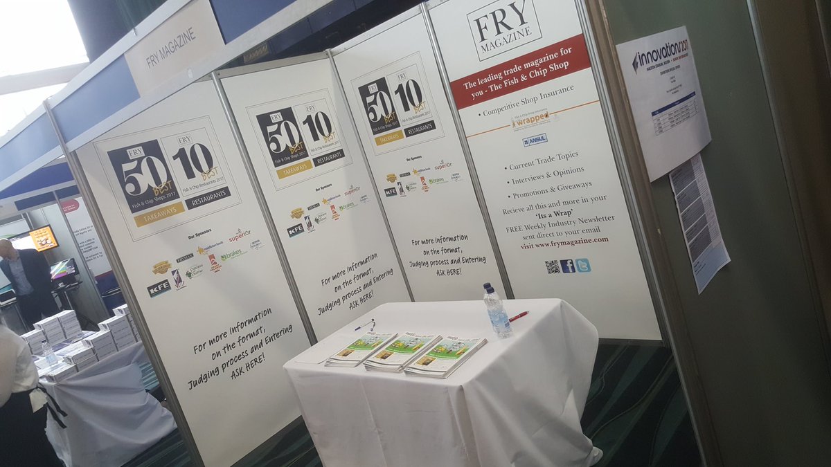 ReeceJHead's tweet photo. #innovations2017 @VAWhitley1899 @Fry_Magazine #fishandchips https://t.co/VGxUU8Wog8