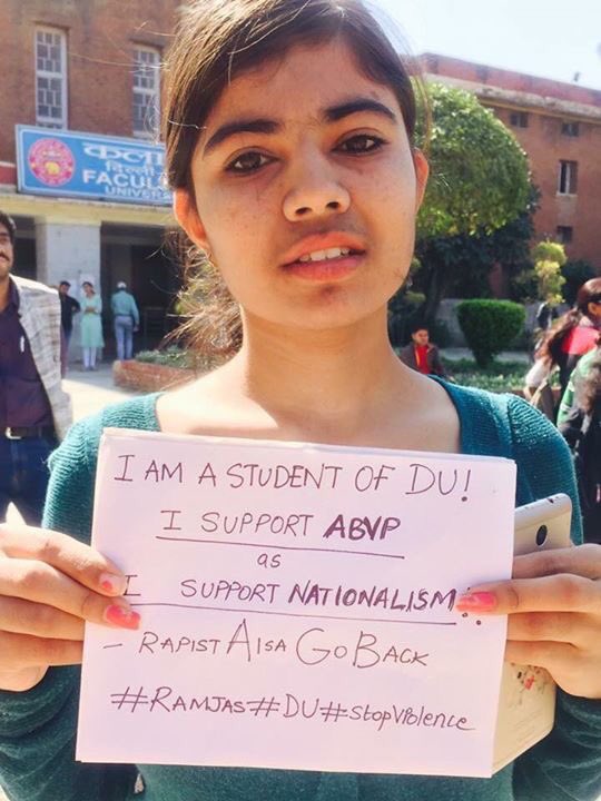 ProfSRK's tweet photo. #ISupportABVP Kudos to Proud Beti's of #BharatMata. Hav a look @mehartweets @RituRathaur @RitaG74 @shakkuiyer @NupurSharmaBJP @ABVPVoice https://t.co/awhMrzPtLo