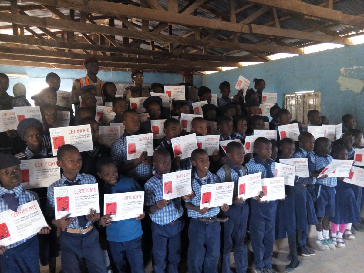 FRSCKADUNA's tweet photo. Graduation of students of MILTON COLLEGE OF ARTS AND SCIENCE,Kaduna @ the successful completion of safety Edutainment Training by TOTAL NIG. https://t.co/JQyhkrNj4K