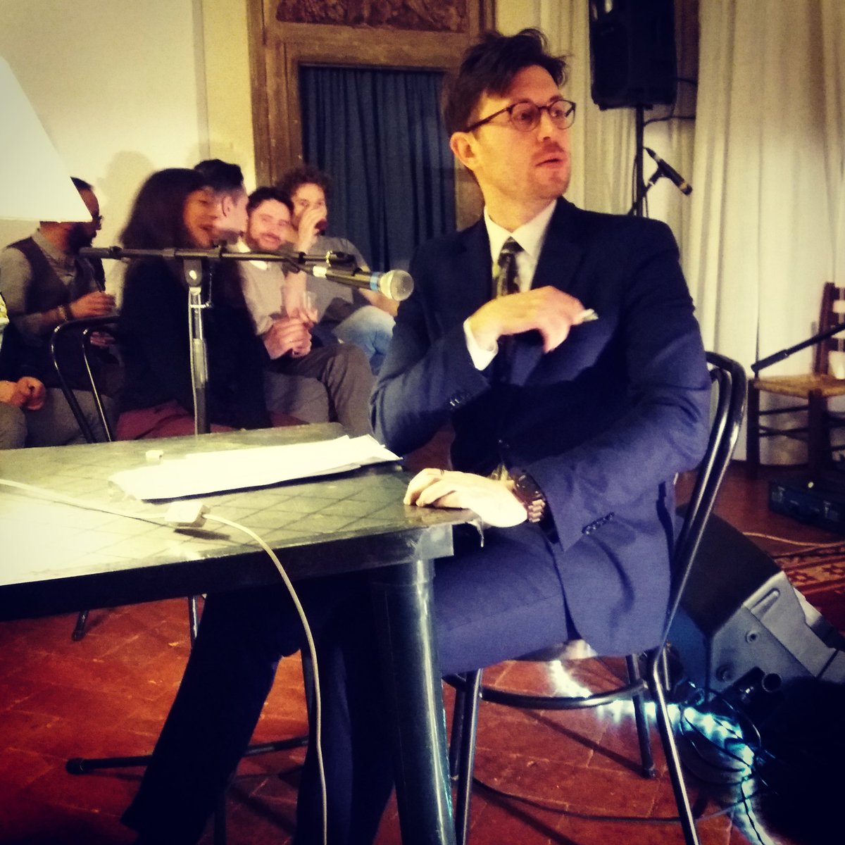 stefaniacabitza's tweet photo. #swingmood #mauroporro lezione di #musicalità fra hot jazz e #swing. https://t.co/EUZg2jTKyV