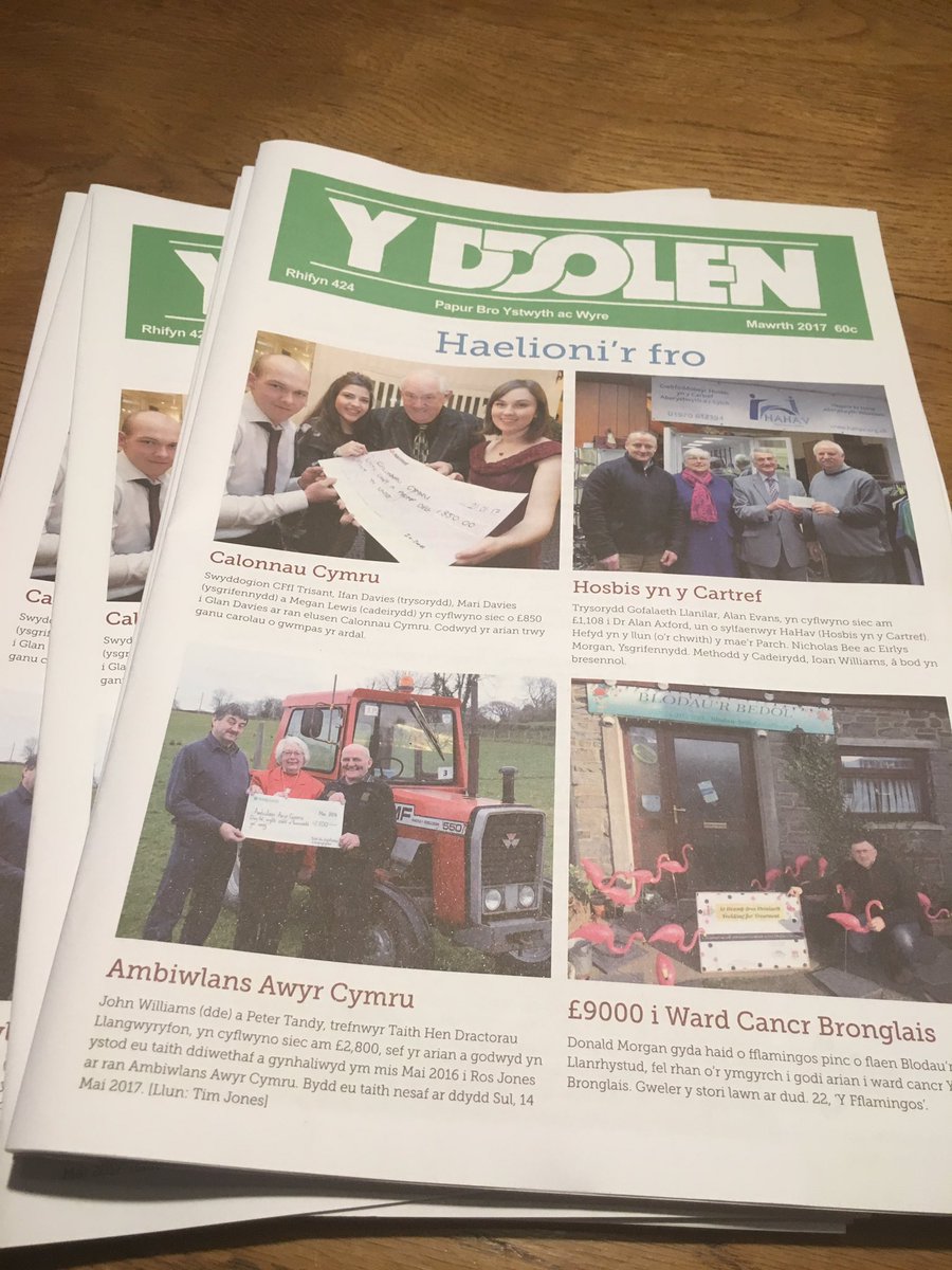 yffarmers's tweet photo. Rhifyn mis Mawrth o @Y_Ddolen wedi cyrraedd - mae'n gynnar! March edition of @Y_Ddolen now on sale #PapurBro https://t.co/YrCKIddcdq