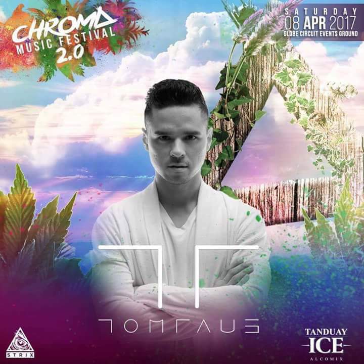 WeAreNMR's tweet photo. Tom Taus will join our big stage on April 8, 2017 Chroma Music Festival! 2.0 as one of our international supports
#ChromaMusicFestival2017 https://t.co/mXHMGLtKpo