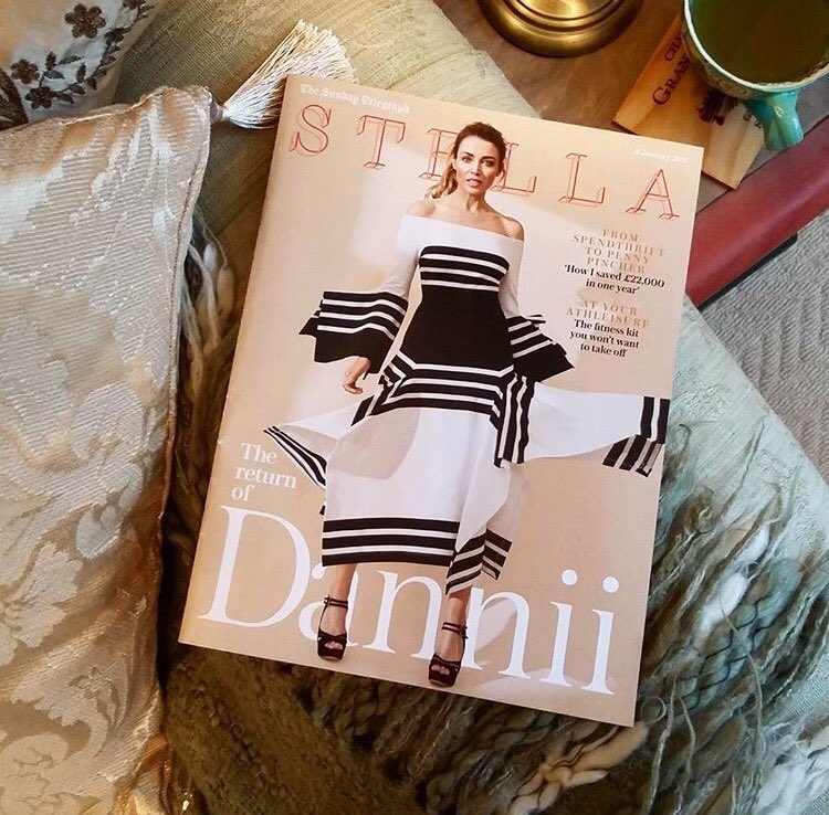 Dannii Minogue for Stella mag. Hair by Maurice Flynn